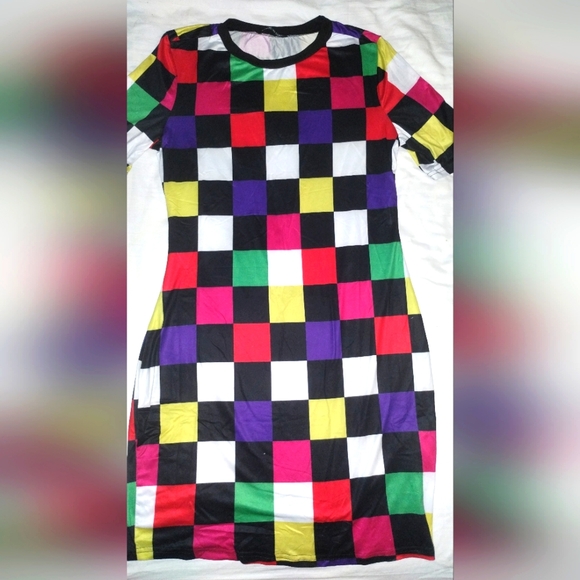Shein checkered dress - XL - Picture 1 of 11